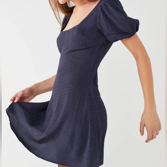 Urban Outfitters Dolman Sleeve Dress, Color Blue/Purple Size S/P - Picture 1 of 15